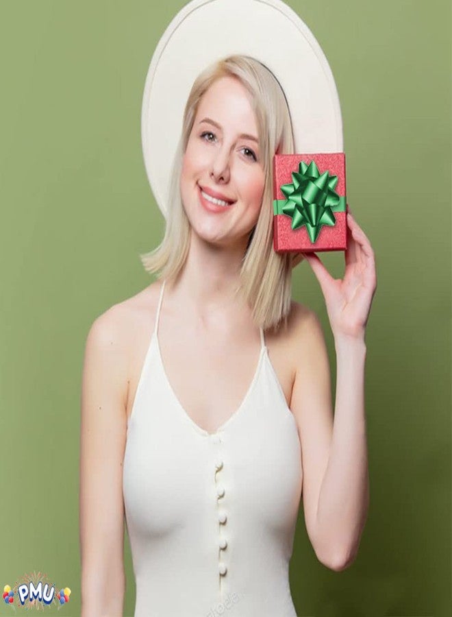 PMU Decorative Star Gift Bows 3-3/4 Inch Medium Emerald Green (12/Pkg) Pkg/1 - Image 4